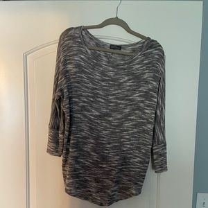 Market & Spruce Heather Gray 3/4 sleeve top